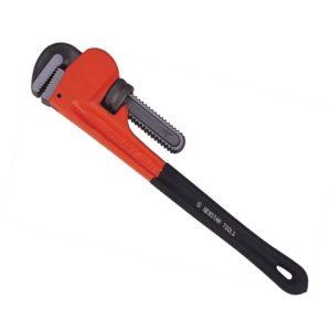 Drop Forged Heavy Duty Adjustable Pipe Wrench with solid rivet