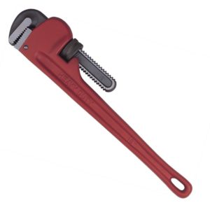 Spraying Plastic Durable Heavy Duty Straight Adjustable Pipe Wrench for Big Pipes