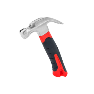 Stubby Claw Hammer With Polished Head Short Hammer And Nail Tools