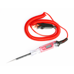 Heavy Duty Automotive Circuit Tester, Premium 6-24V Test Light with Extended Spring Test Leads & Sharp Piercing Probe