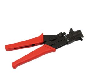 Coaxial RG59/RG6/RG11 F-Head Squeeze Pliers Crimping Pliers Set Stripping Pliers Coaxial Cable Cold Clamp