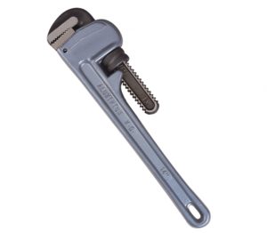 Straight Pipe Wrench Adjustable Heavy Duty Plumbing Wrench with Floating Hook Jaw and I-Beam Handle